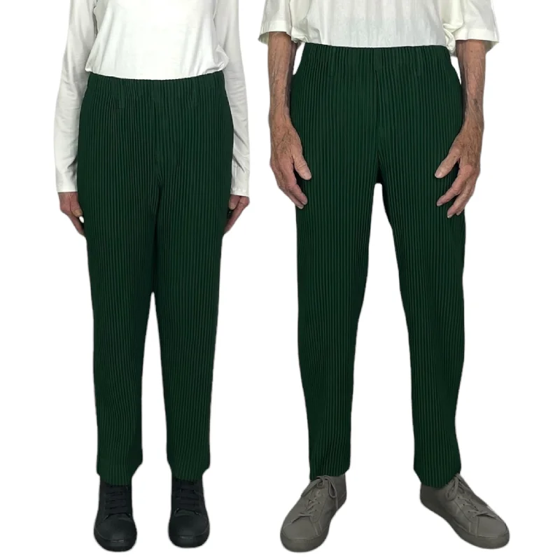Discount Mania TAILORED PLEATS 1 STRAIGHT LEG PANT