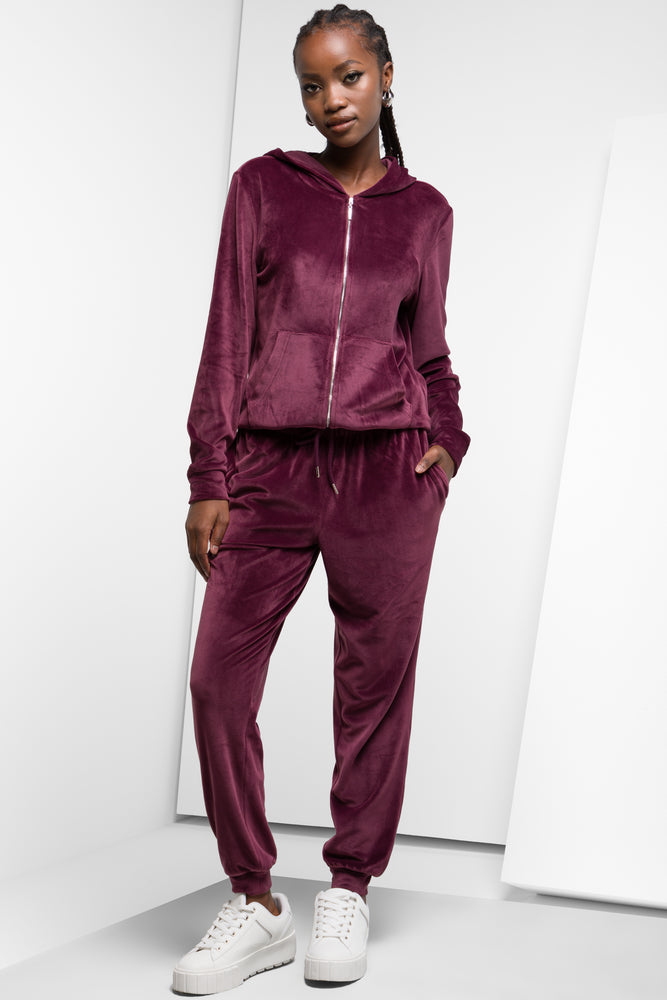 Year-End Clearance Jogger Trackpants Burgundy