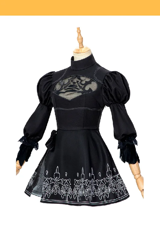 2B Nier Automata Uniform Fabric Version Cosplay Costume