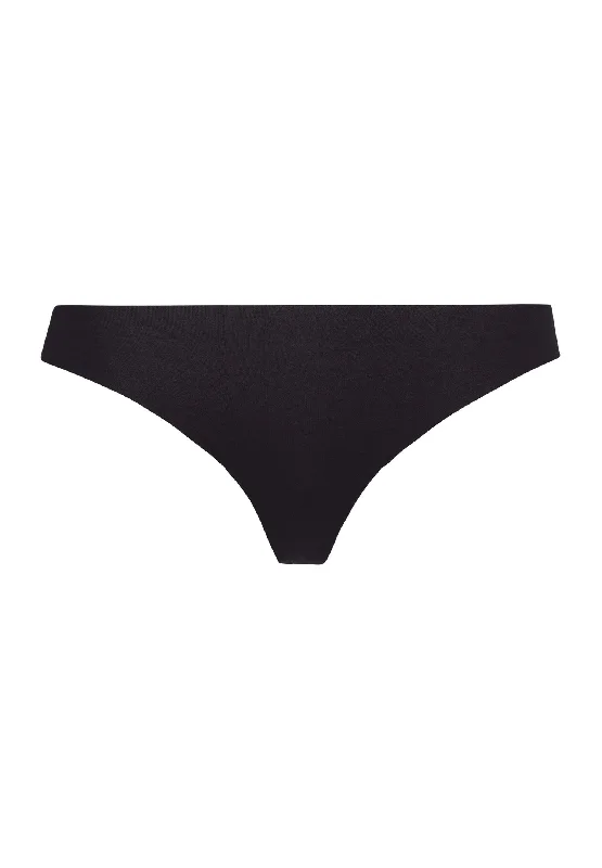 Invisible Cotton Thong | Black 71225-019