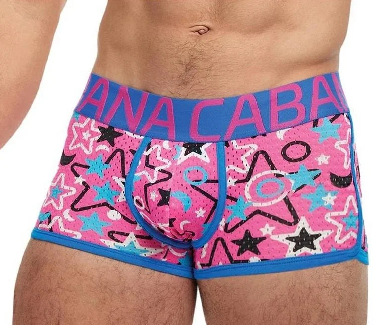 Banana Cabana Purple and Pink Trunks