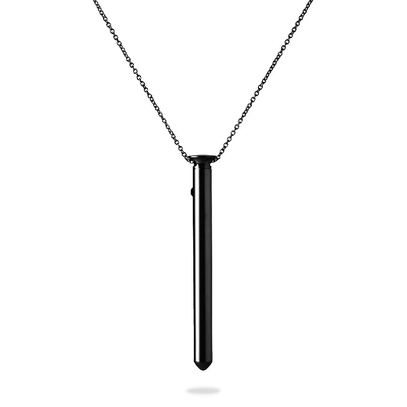 Crave Vesper2 Black and Rose Gold Vibration Toy Necklace