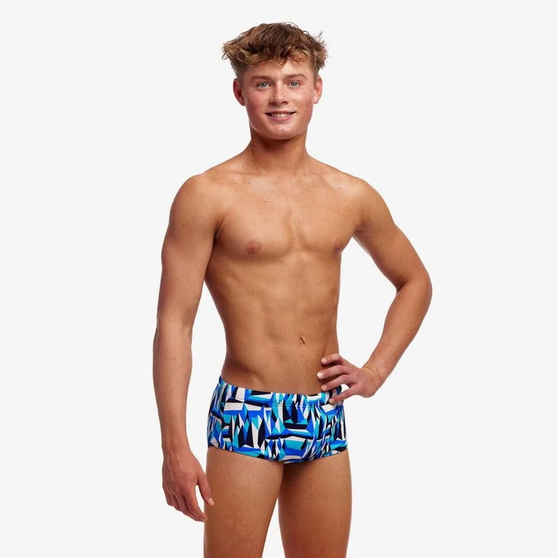 Funky Trunks Boy's Sidewinder Trunks | Polar Caps