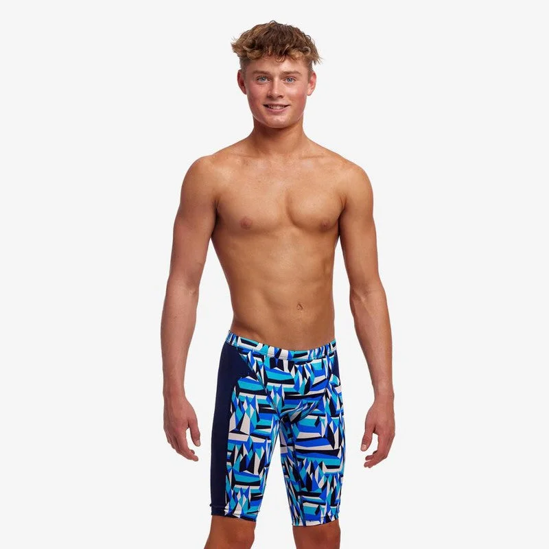 Funky Trunks Boy's Training Jammers | Polar Caps