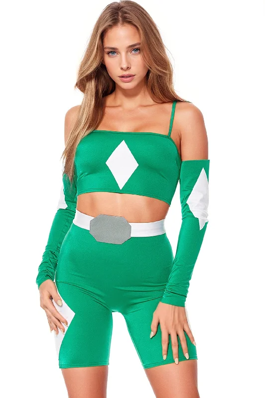 Green Hero Superhero Costume