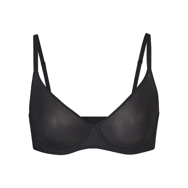 JELLY SHEER UNDERWIRE BRA | ONYX