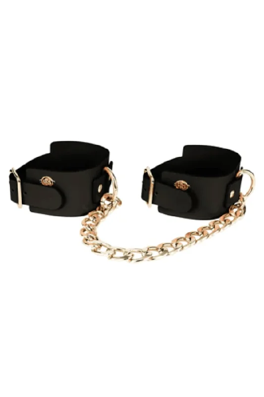 Lotus Cuffs - Black/Gold