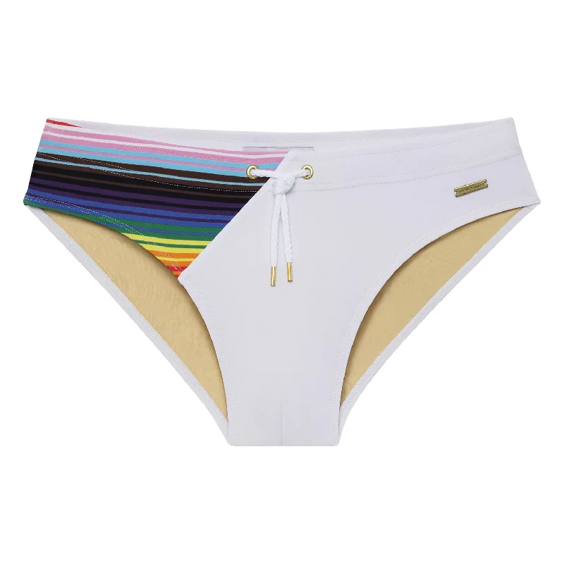 PRIDE EDITION- Olympian White Combo Meridian Bikini