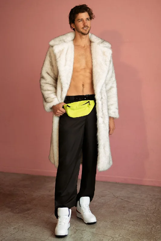 Men's Mojo Dojo Ken Fur Coat Costume