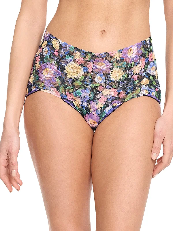 Printed Retro Lace V-Kini Dream Garden