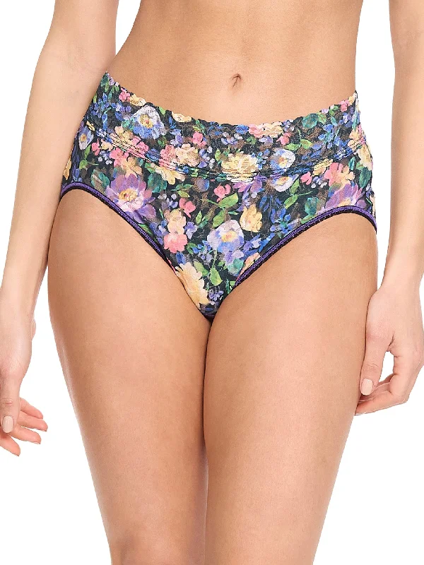 Printed Signature Lace French Brief Dream Garden