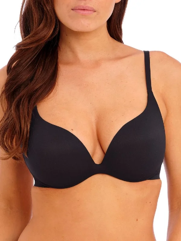 Ines Secret Push Up Bra - Black