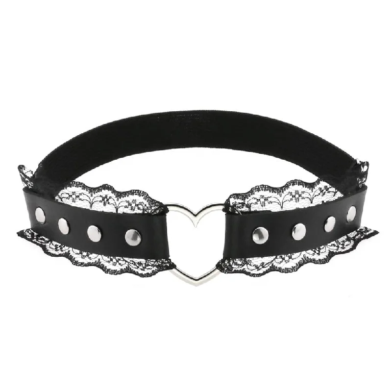 Women's Punk Lace Splice Gater