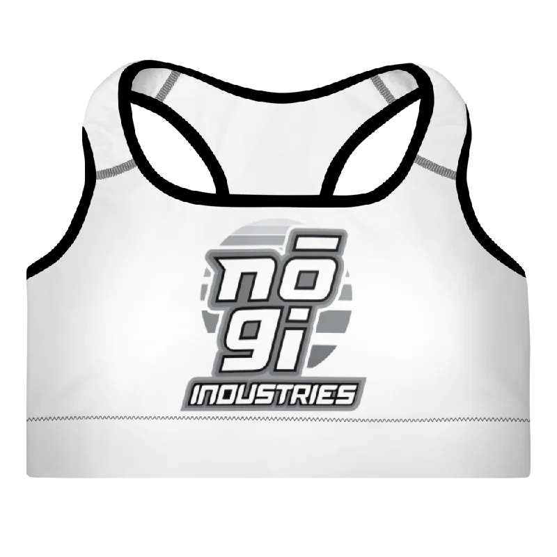 7Four WHITE Padded Sports Bra