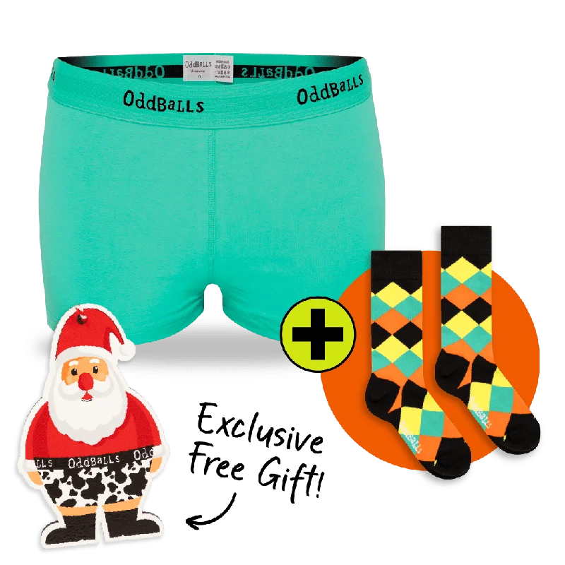 CLASSIC Subscription - Ladies Boxer Shorts & Free Socks - Monthly Subscription