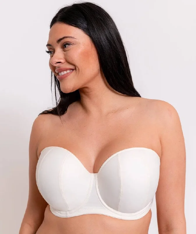 Curvy Kate Luxe Strapless Bra - Pearl Ivory