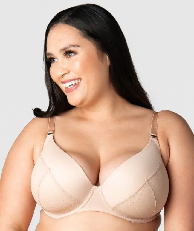 Hotmilk Lunar Eclipse Plunge Contour Nursing Bra - Naked