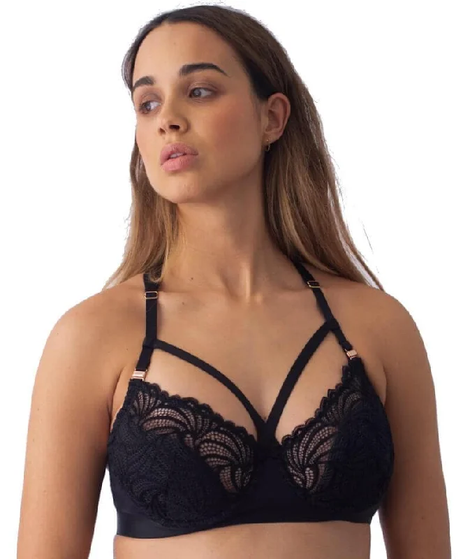 hotmilk Warrior Balconette Bra - Black