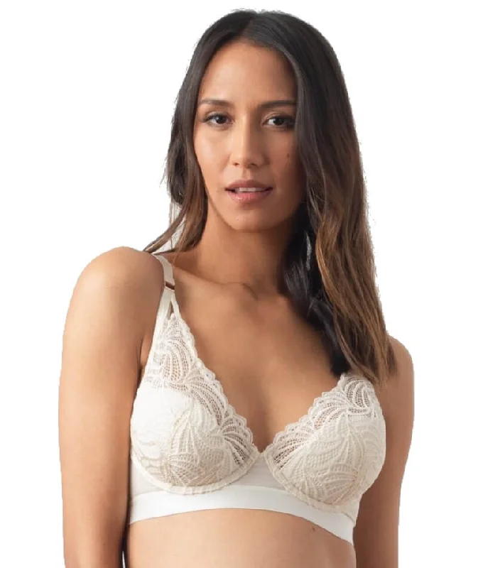 hotmilk Warrior Plunge Bra - Ivory