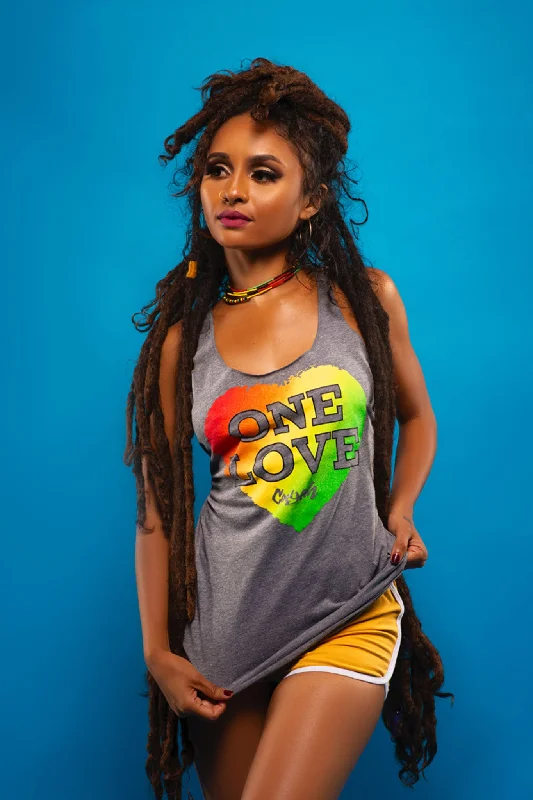 One Love Heart Tank Top