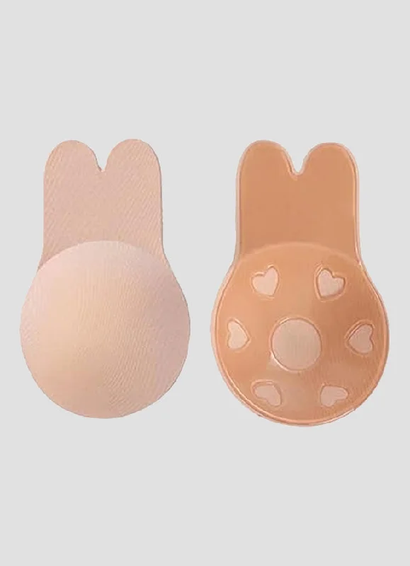 Women Silicone Nipple Covers Padded Breast Lift Push Up Pad Stick-on